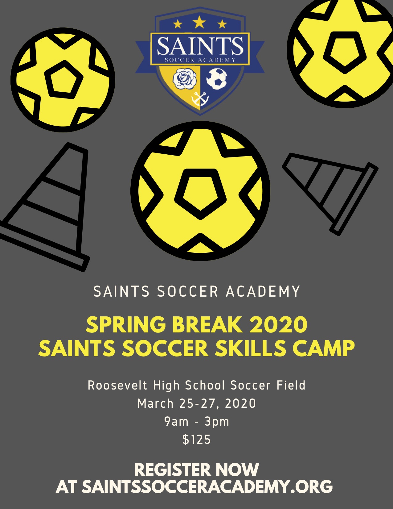 Mini Camp 2020 Color Saints Soccer Academy