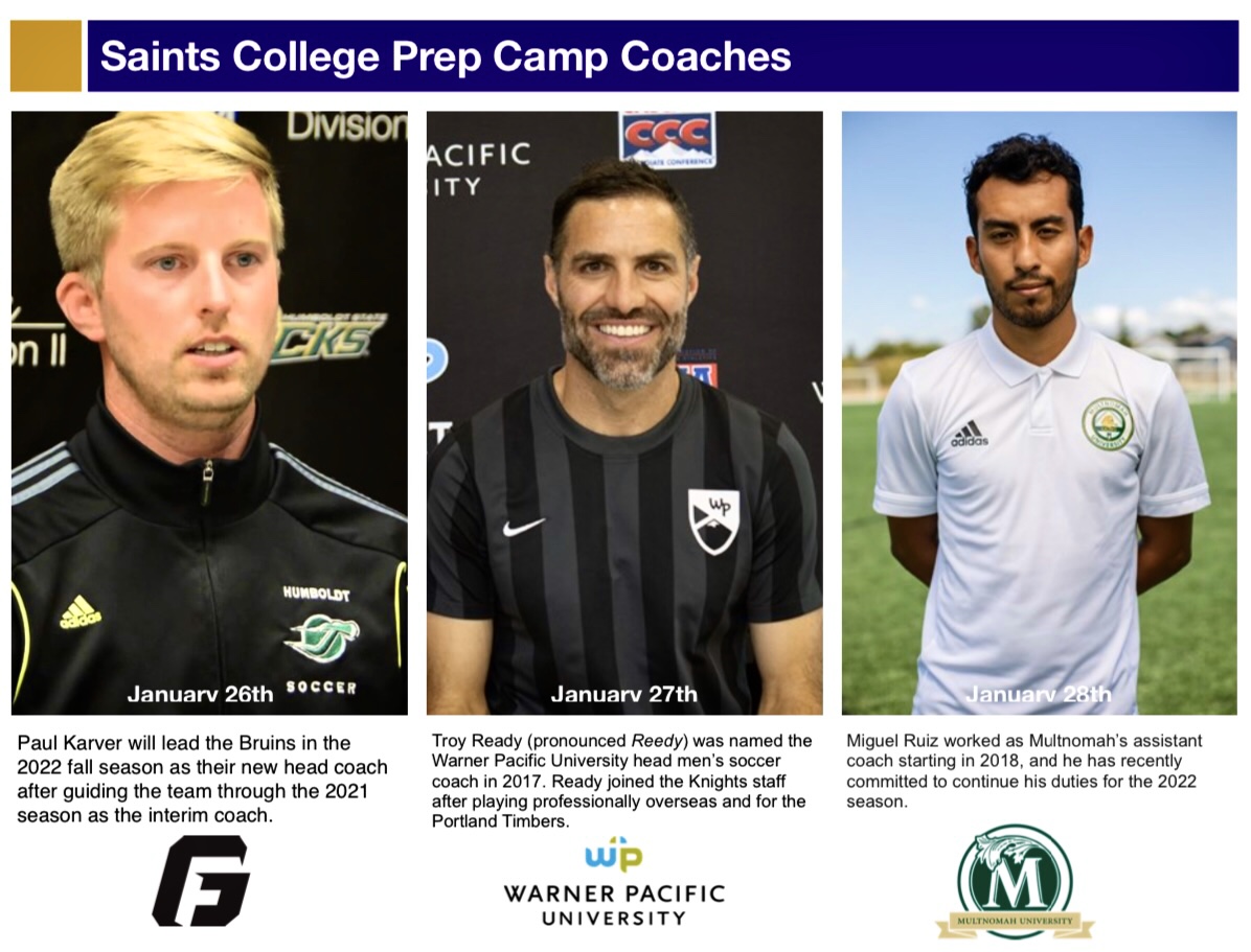 Saints 2022 Spring Break Camp Saints Soccer Academy