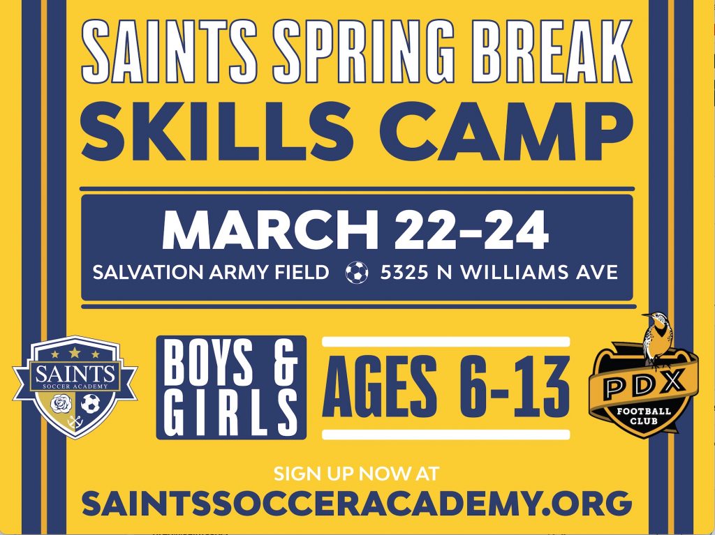 Saints 2022 Spring Break Camp » Saints Soccer Academy